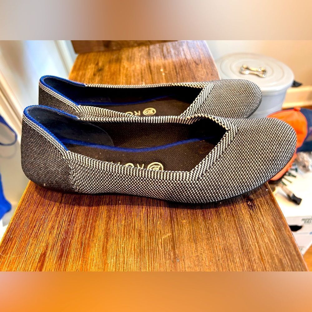 Rothy’s Gray Birdseye Round Toe 7.5